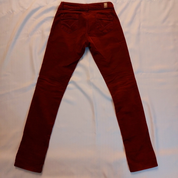 Pants Velvet Woman Cotton Cons Jeans Size 27 - Picture 3 of 13